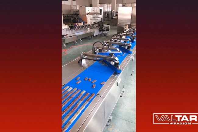 ValTara High Speed Product Aligner with Integrated Flow Wrapper