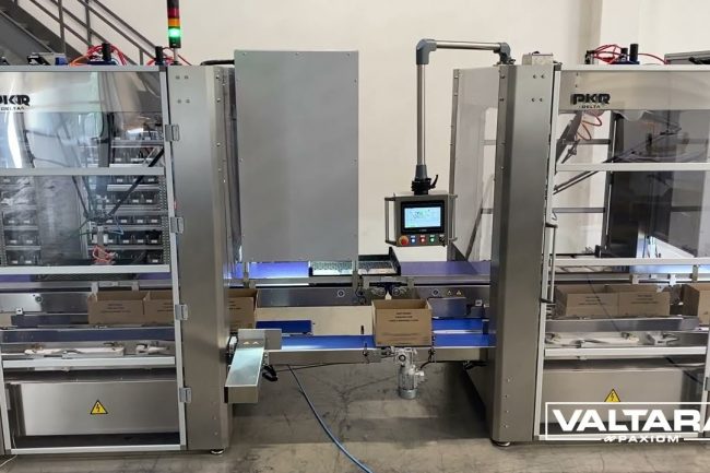 ValTara PKR Dual Delta Robots to Pick and Place Clamshells Into Trays