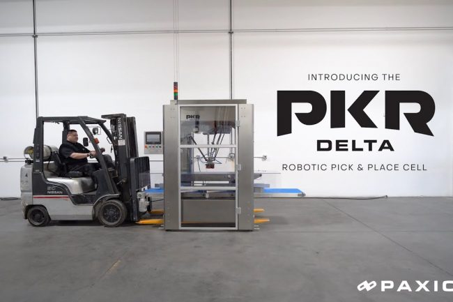 ValTara High Performance PKR Delta Robot to Automatically Pick and Place Pouches Into Cases